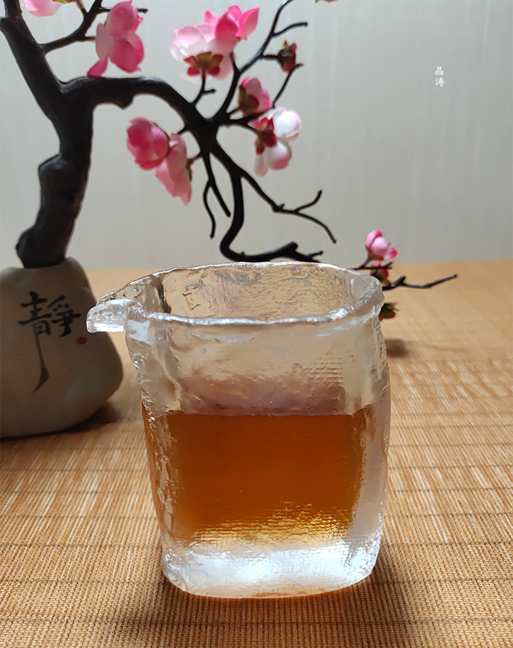 Glass tea set Free justice cup