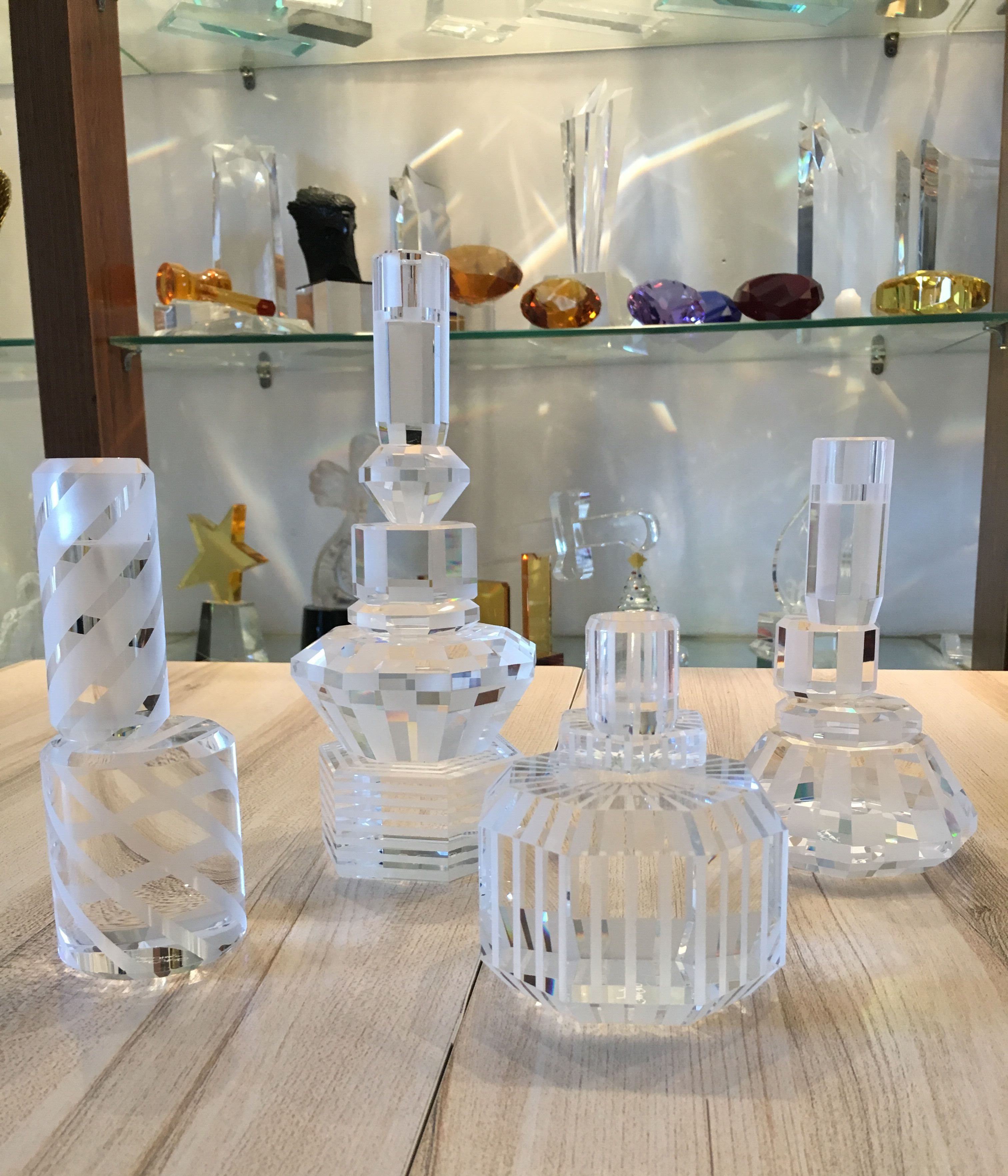crystal candle holder CF0016